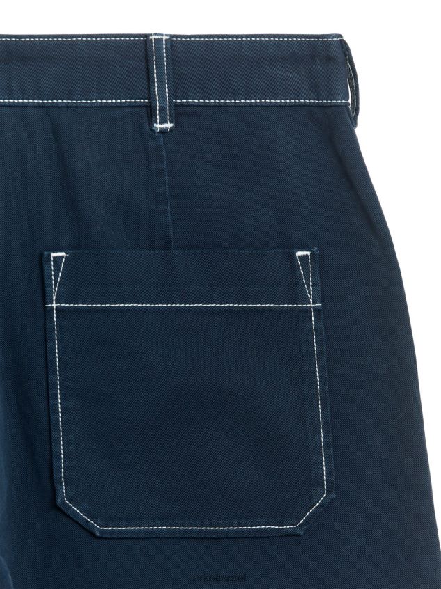 ARKET מכנסי בגדי עבודה קצרים כחול כהה/לבן אֲנָשִׁים 4TL8F1112 הַלבָּשָׁה