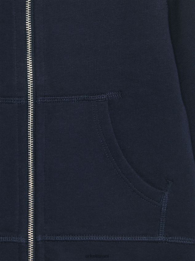 ARKET קפוצ'ון עם רוכסן כחול כהה ילדים 4TL8F1530 הַלבָּשָׁה