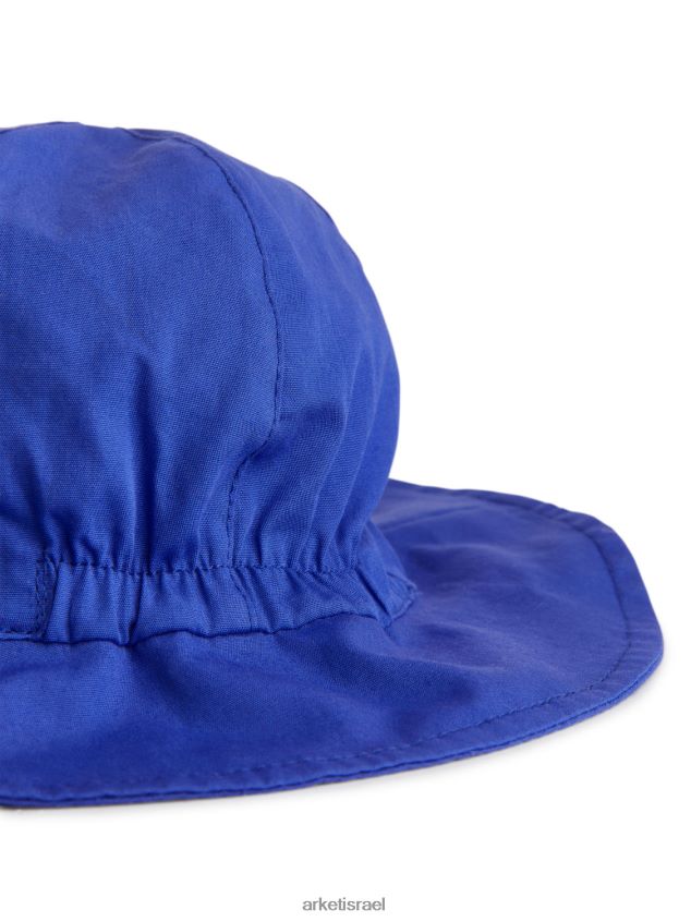 ARKET כובע שמש פופלין כְּחוֹל ילדים 4TL8F1775 אביזרים