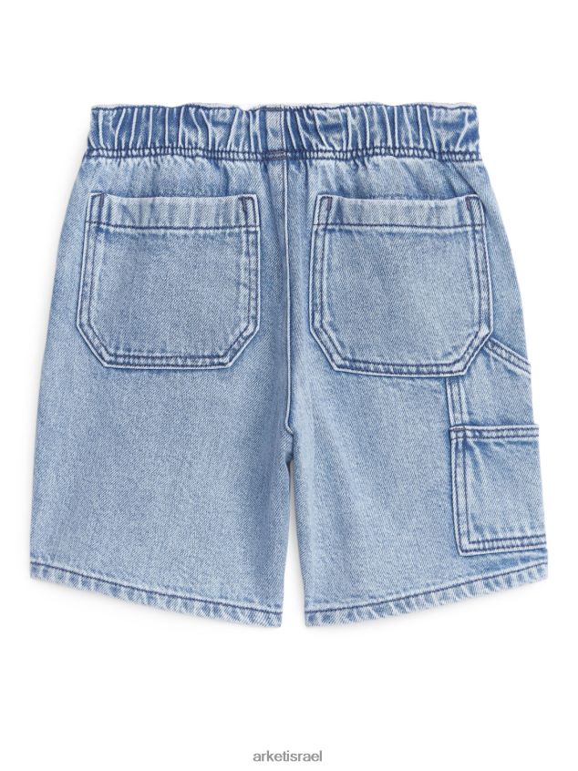 ARKET and MR PORTER מכנסי ג'ינס קצרים תכלת ילדים 4TL8F1568 הַלבָּשָׁה
