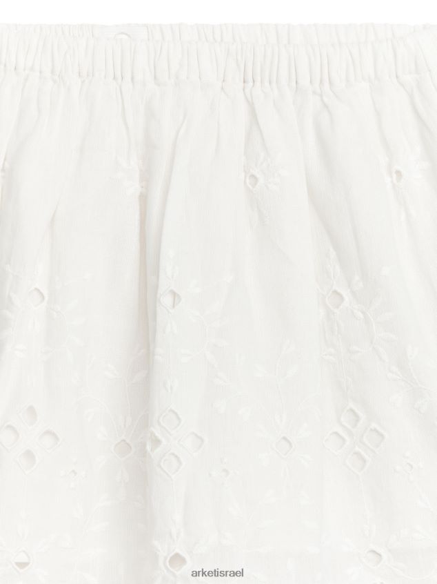 ARKET חצאית מידי של broderie anglaise לָבָן ילדים 4TL8F1383 הַלבָּשָׁה