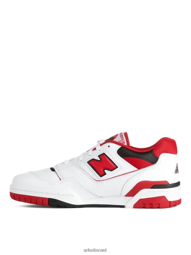 ARKET מאמנים של new balance 550 לבן/אדום/שחור אֲנָשִׁים 4TL8F1267 הַנעָלָה