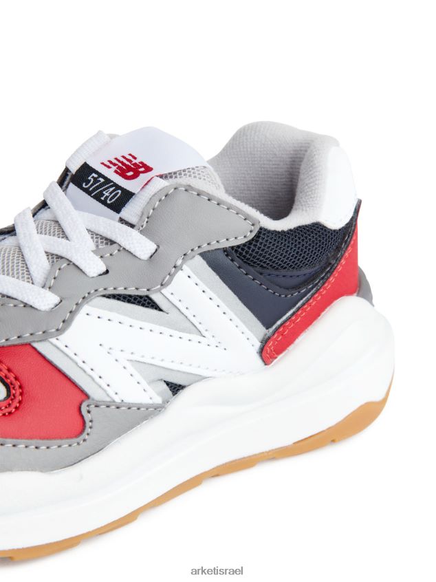 ARKET מאמנים של new balance 5740 אדום/לבן/אפור/שחור ילדים 4TL8F1415 הַנעָלָה
