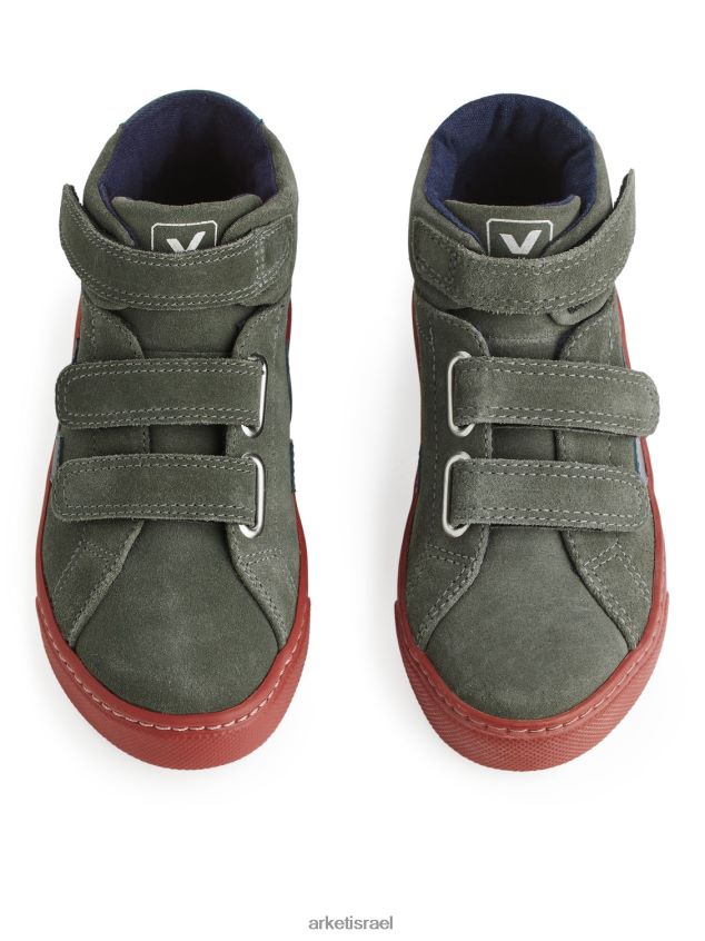 ARKET veja esplar mid trainers פעוט ירוק חאקי ילדים 4TL8F1427 הַנעָלָה
